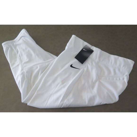 Nike BQ5400 100 Men's Sz XL White Vapor Select Dri-Fit Baseball Pants - Picture 4 of 7